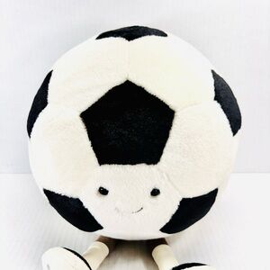 Jellycat Soccer Ball Soft Plush 12" Amuseables Sports Nice Condition Gift
